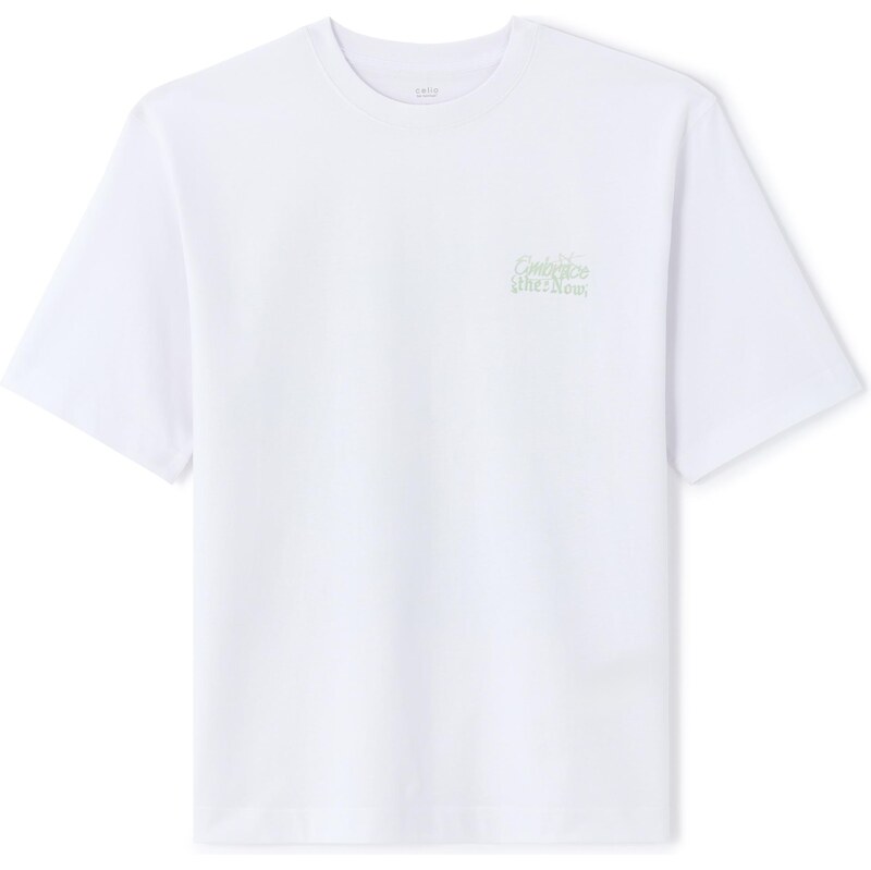 Celio pánske oversize tričko Mexgrafi 66971609