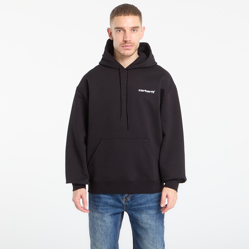 Mikina Carhartt WIP Hooded Caps Sweat UNISEX Black S 66940674