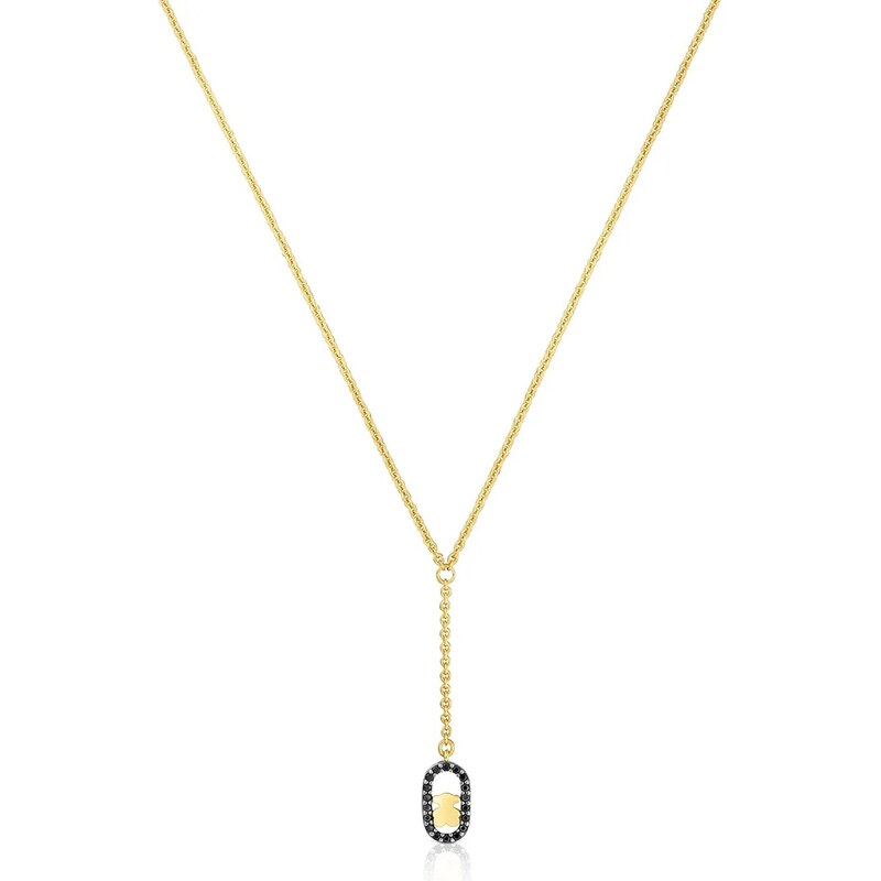 Pozlátený strieborný náhrdelník Tous 66972765