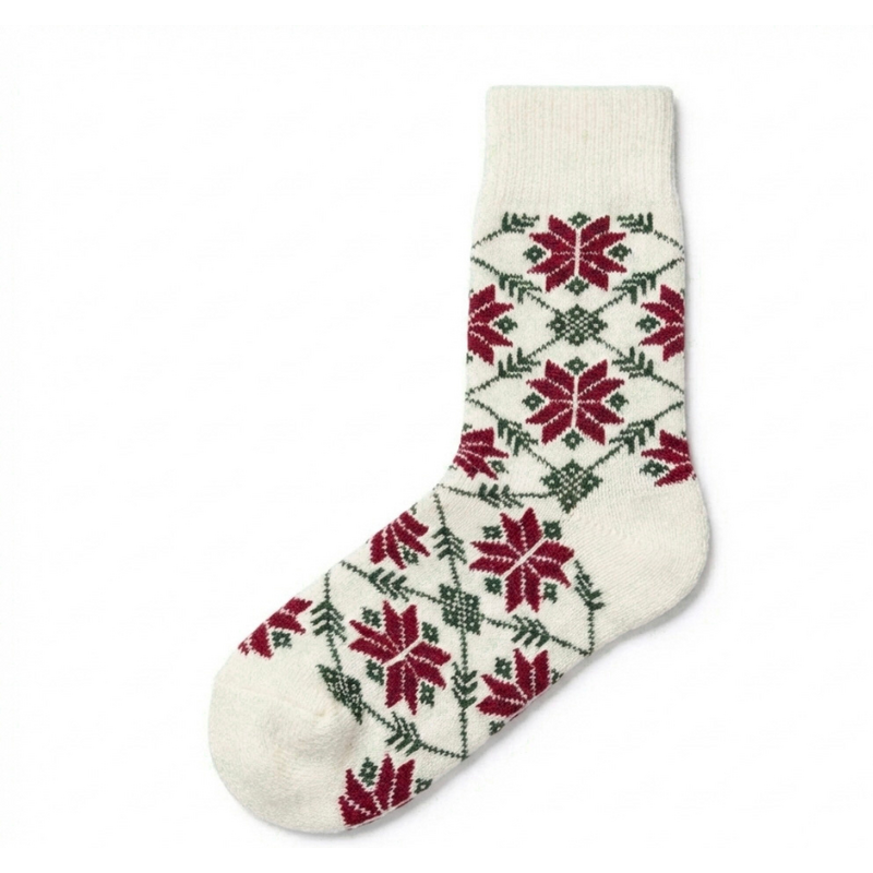 Vlnka Detské ponožky s ovčou vlnou Merino vianočná hviezda veľkost 66972856