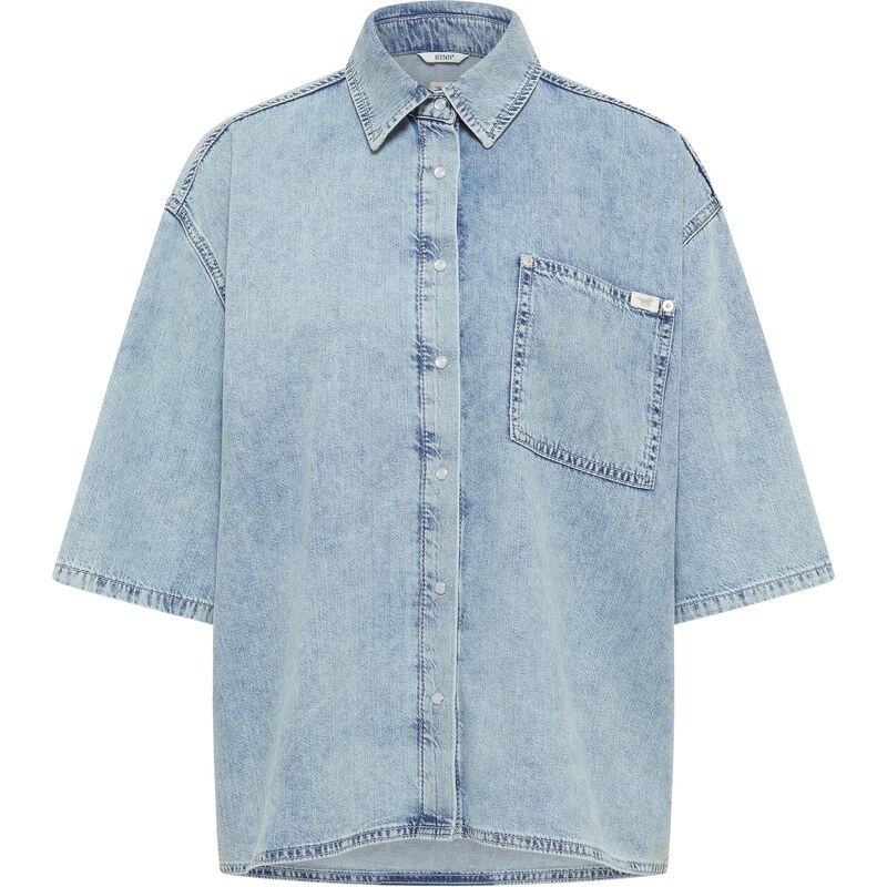 MUSTANG Blúzka ELLA sivý denim 63545998