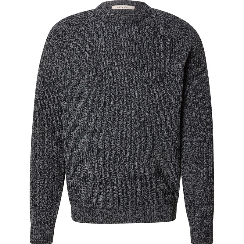 Only & Sons Sveter ONSJOIN čierna melírovaná 65861924