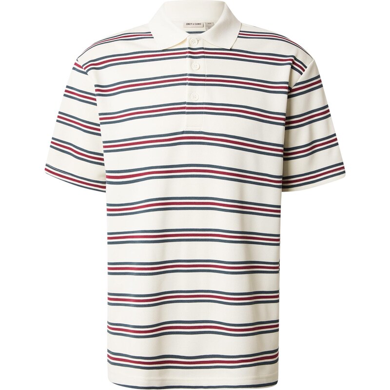 Only & Sons Tričko ONSJACK svetlobéžová / tmavosivá / vínovo červená 65696589