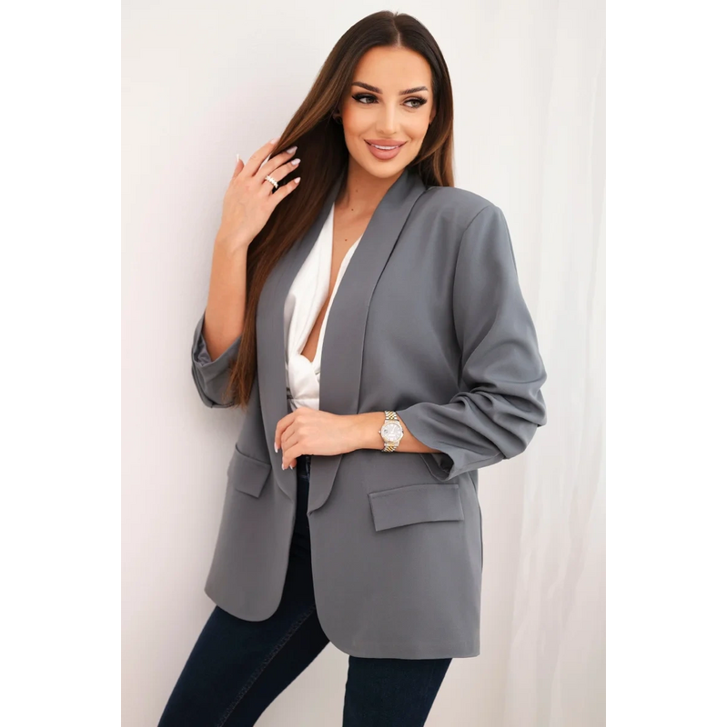 Kesi Dámske elegantné sako s chlopňou 66616362