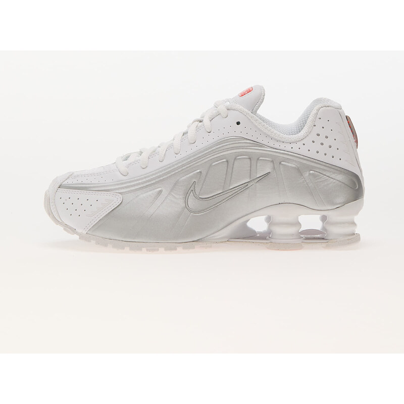Nike W Shox R4 White/ White-Metallic Silver-Max Orange 54985866