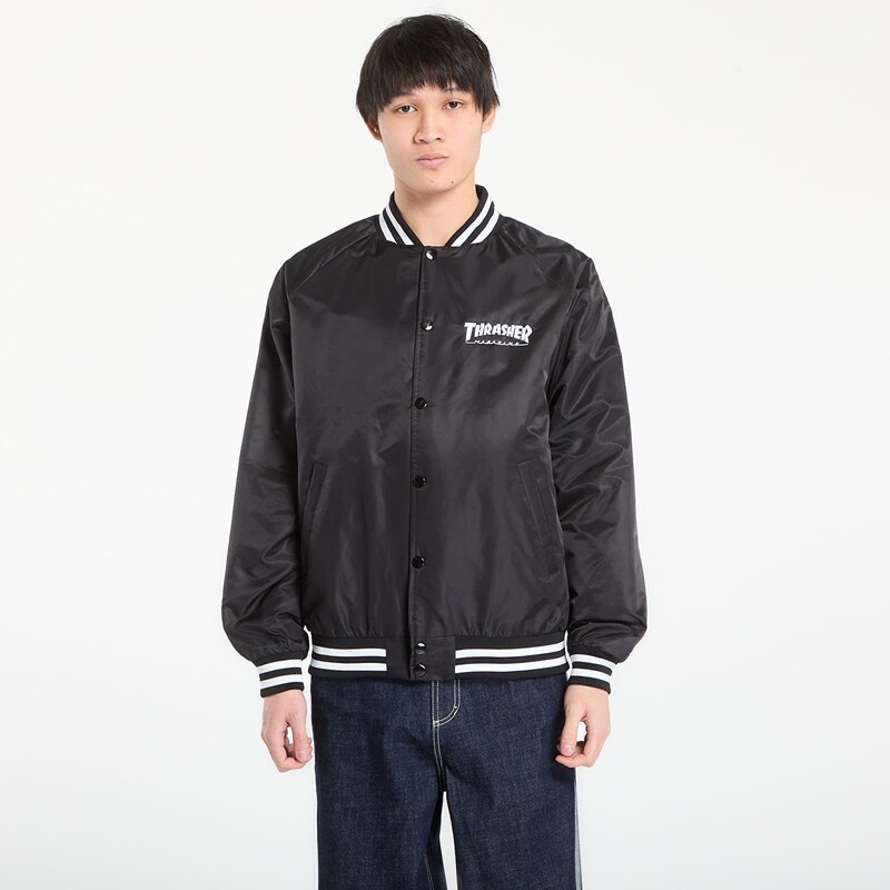 Bunda Thrasher Mag Logo Dugout Jacket Black/ White L 66974153