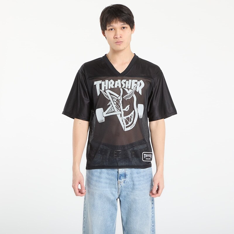 Dres Thrasher x Spitfire Thrash & Burn Football Jersey Black XL 66974144