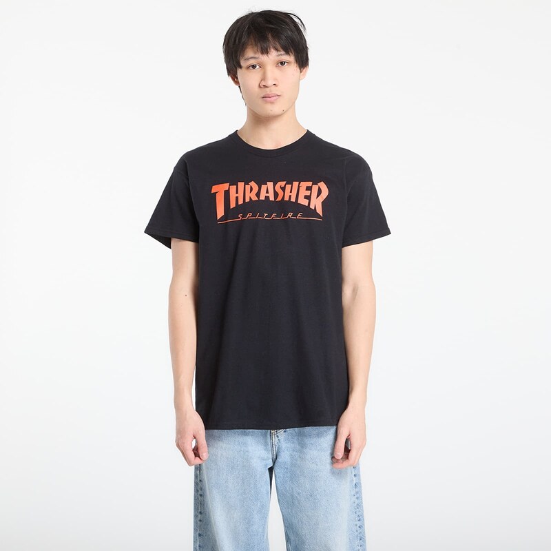 Tričko Thrasher x Spitfire Big Head Jake T-Shirt Black M 66974122