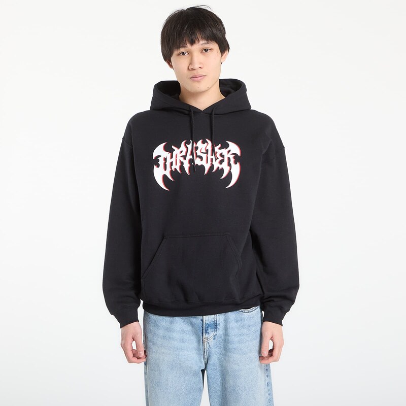 Mikina Thrasher Heavy Metal Hoodie Black L 66974119