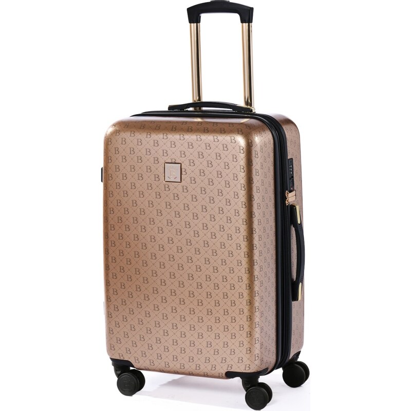 Cestovný kufor BERTOO Torino - zlatý 62968273