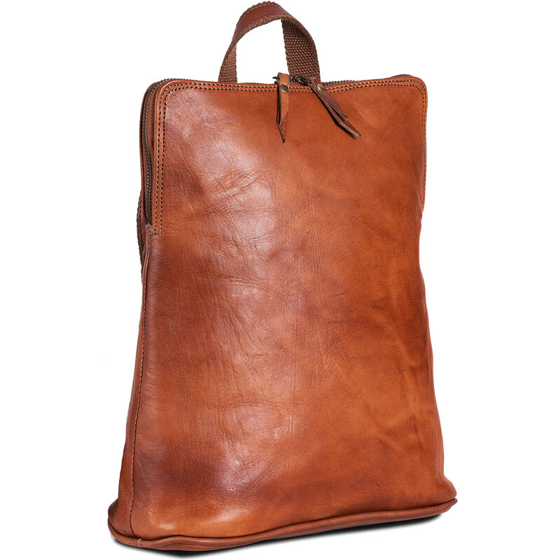 Glara leather Mestský kožený batoh – Golden Alley 66974353