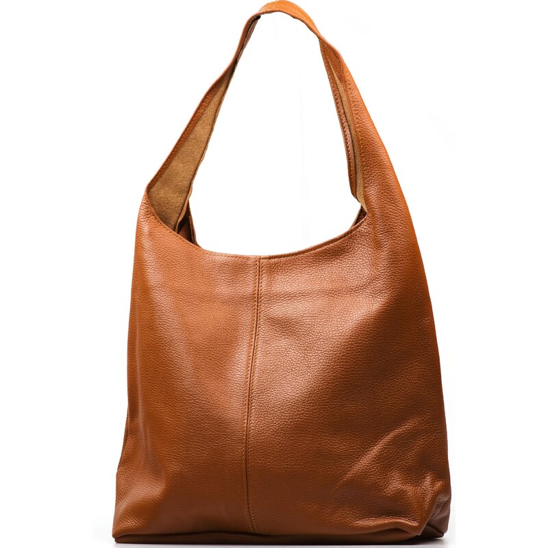 Blaire Kožená kabelka Tona koňakovo hnedá 66974582