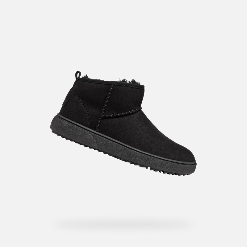 Čierne členkové topánky Geox Theleven Girl 66975915