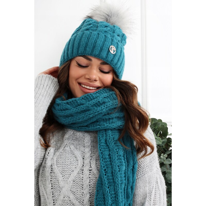 Fashionweek Dámsky set dámska čiapka a šál S2722 66464642