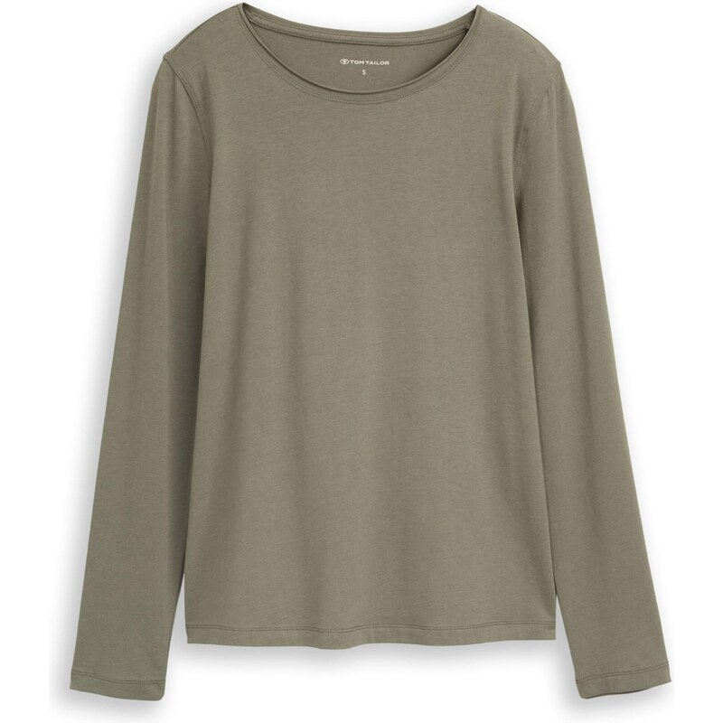 TOM TAILOR Tričko olivová 66976676