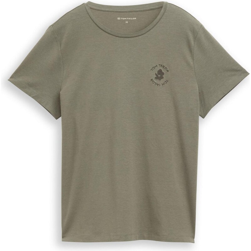 TOM TAILOR Tričko olivová 66976677