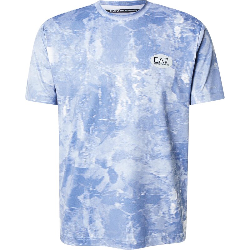 EA7 Emporio Armani Funkčné tričko kráľovská modrá / svetlomodrá / 66976790