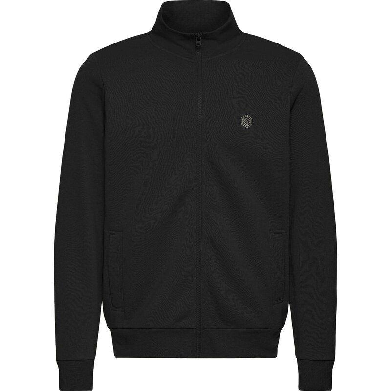 BLEND Tepláková bunda sivá / čierna 66976775