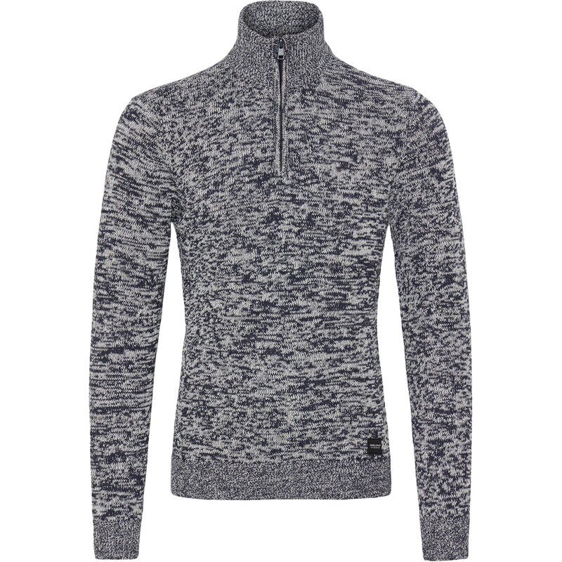 BLEND Sveter tmavomodrá / biela 66976767