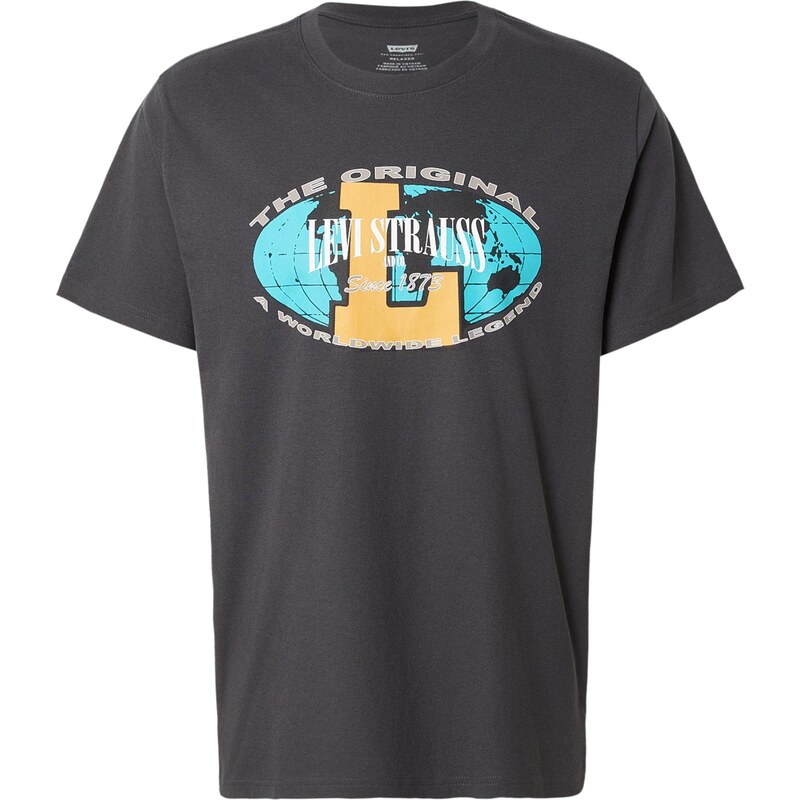 LEVIS Tričko nebesky modrá / žltá / antracitová / biela 66976823