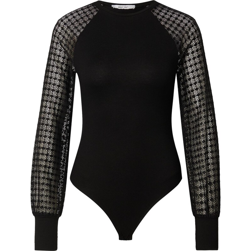 ABOUT YOU Košeľové body Zora čierna 66976837