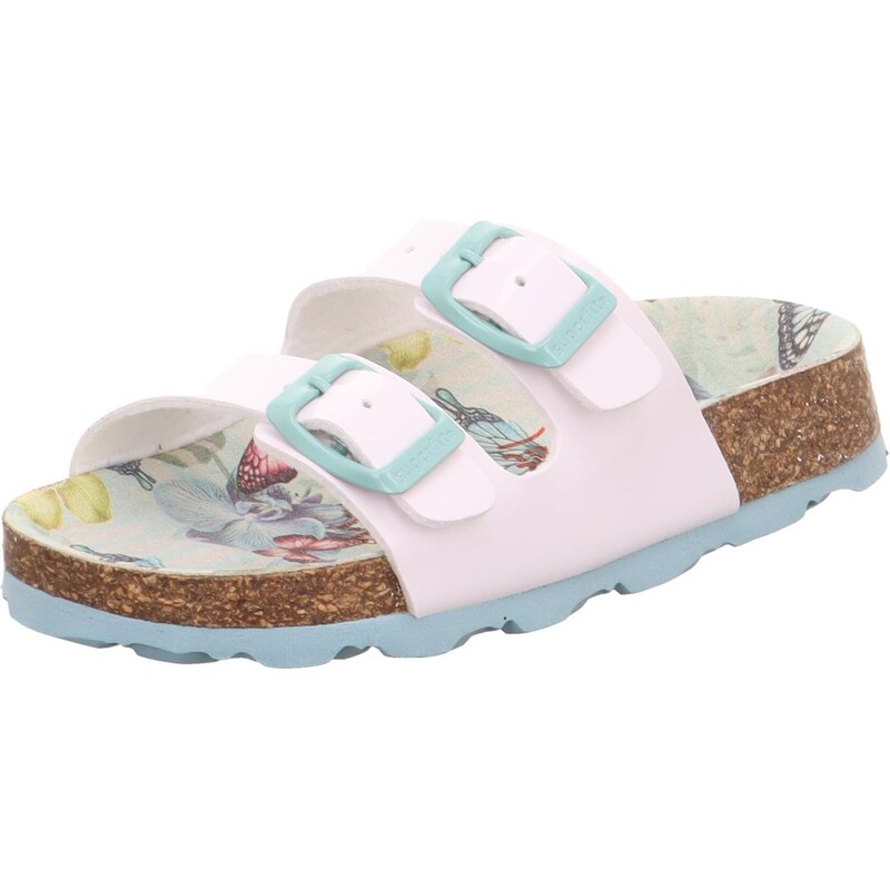 SUPERFIT Otvorená obuv svetlomodrá / pastelovo ružová / biela 66976842