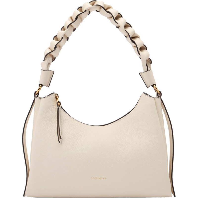 Coccinelle Kabelka na rameno BOHEME krémová 66976853