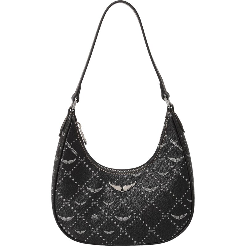 Zadig & Voltaire Kabelka na rameno čierna / biela 66976884