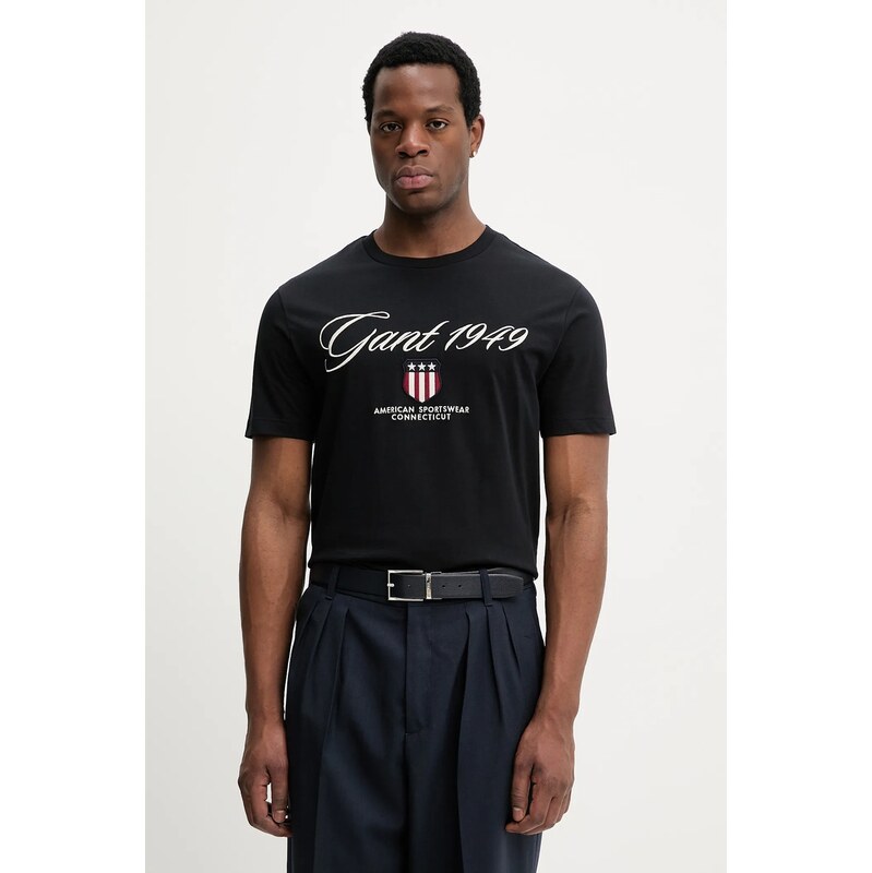 Bavlnené tričko Gant 66980747