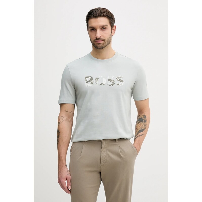 Bavlnené tričko BOSS Orange Te_Insignia 66980698