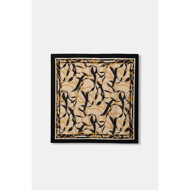 Hodvábna šatka Elisabetta Franchi 66981012