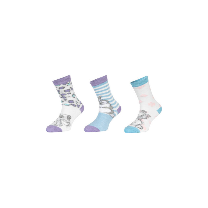 Trenýrkárna 3PACK detské ponožky Disney Animals viacfarebné (39132 66980120