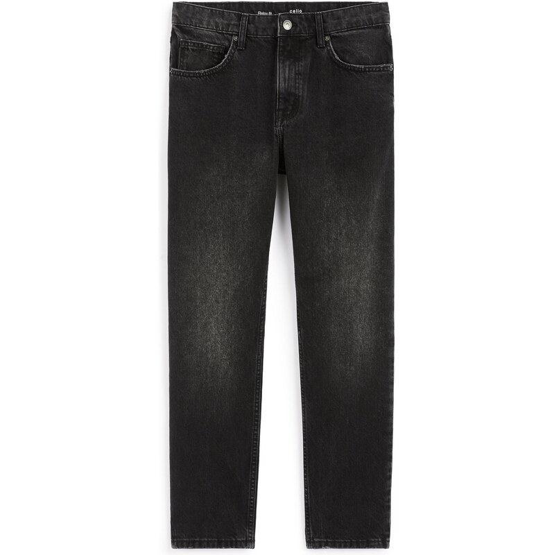 Celio pánske čierne rifle 66980270