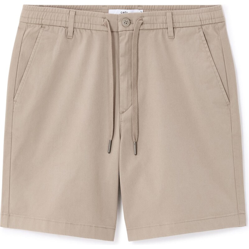 Celio Logobm pánske plátené šortky 66980312