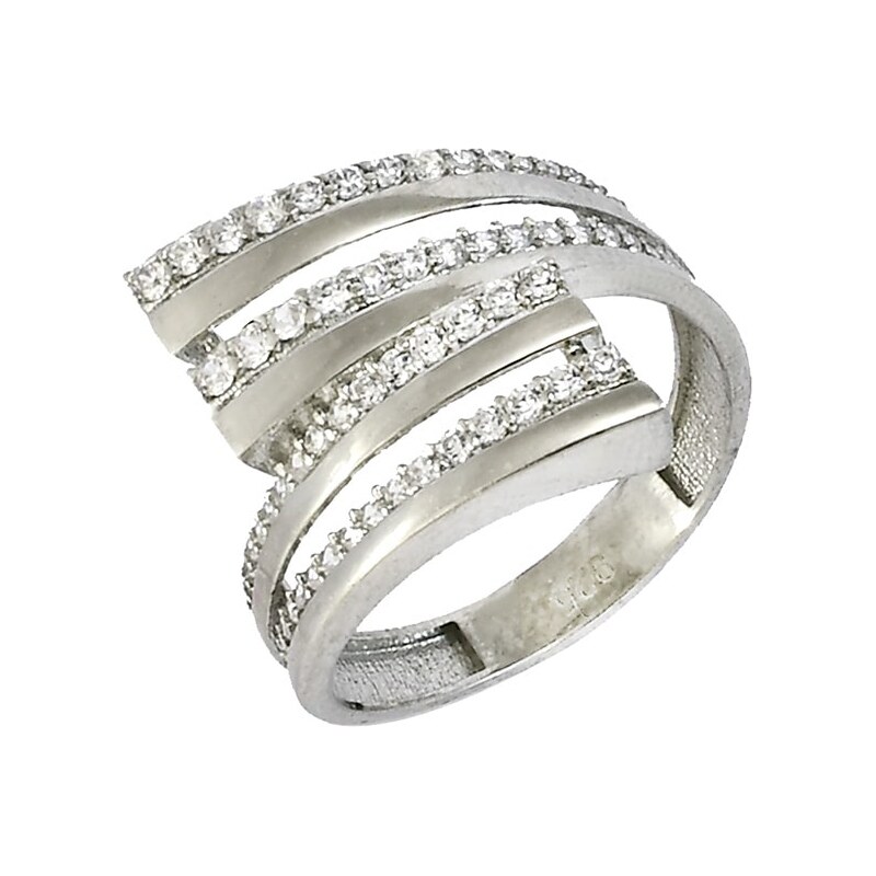 Strieborný prsteň Glare 1177 66939008