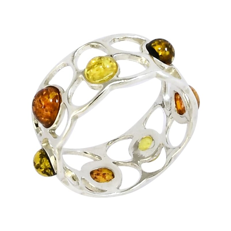 Strieborný prsteň Glare 1192 66981484