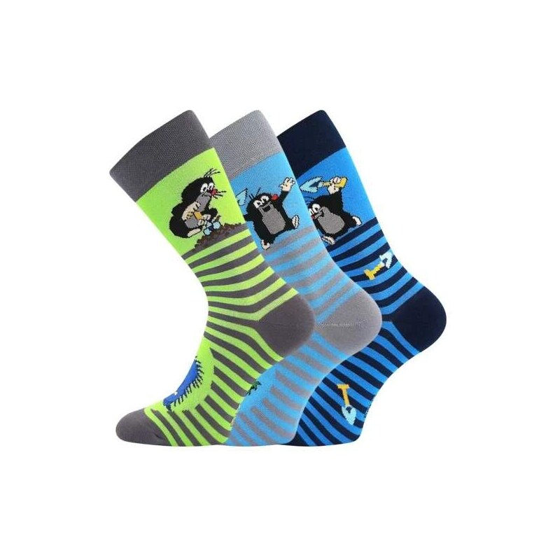 KR 111 PRUHY farebné ponožky Boma - KRTEČEK 66982108