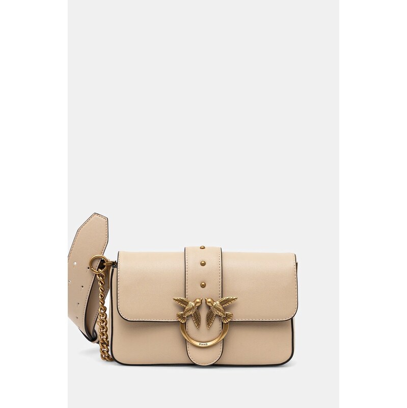 Pinko dámska kožená crossbody kabelka 62720965