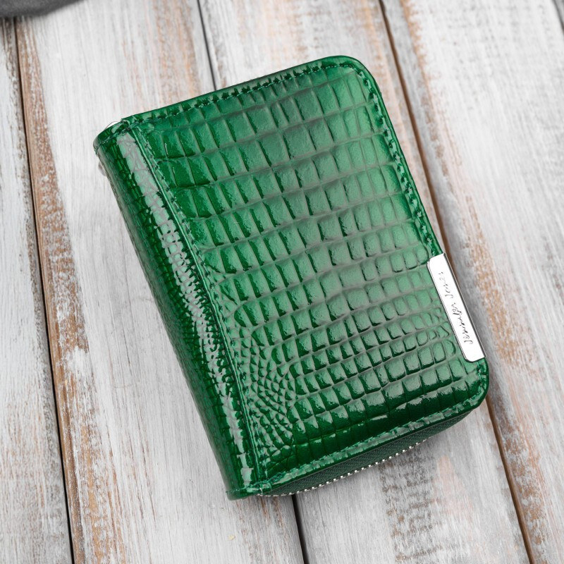 Jennifer Jones Dámska kožená peňaženka, lakovaná koža s krokodílím 66982492