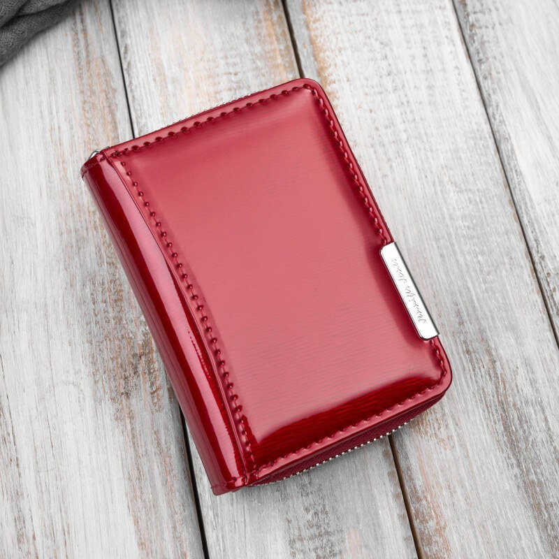 Jennifer Jones Dámska kožená peňaženka, lakovaná koža | červená SP-18 66982494