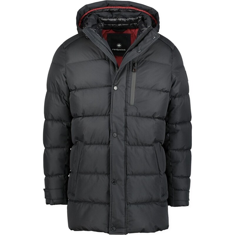 Pánska čierna prešívaná zimná bunda REDPOINT 66982577