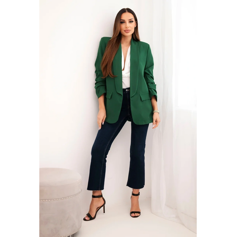 Kesi Sako s chlopňami elegantné zelené 66155740