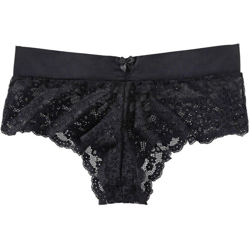 bonprix Bokové nohavičky z elegantnej čipky, farba čierna 44736227