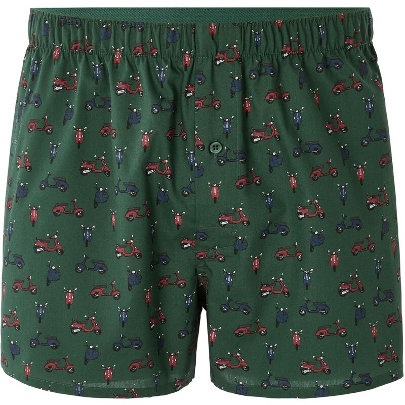 Celio Zelené boxerky s motívom skútrov 66984307