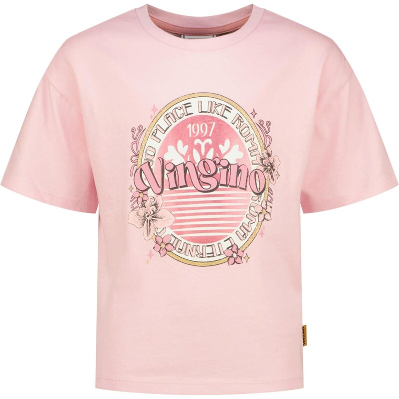 VINGINO Tričko Henrieka zlatá / rosé / čierna / biela 66985630