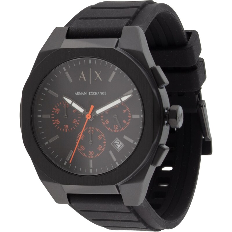 ARMANI EXCHANGE Analógové hodinky čierna 66985665