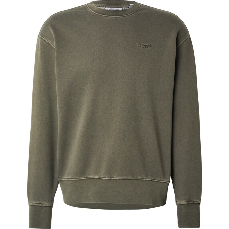 LEVIS Mikina Authentic Crewneck Sweatshirt tmavozelená 66985681