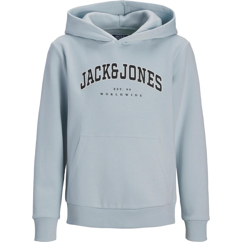 Jack & Jones Junior Mikina JJECALEB pastelovo modrá / čierna / biela 66985684