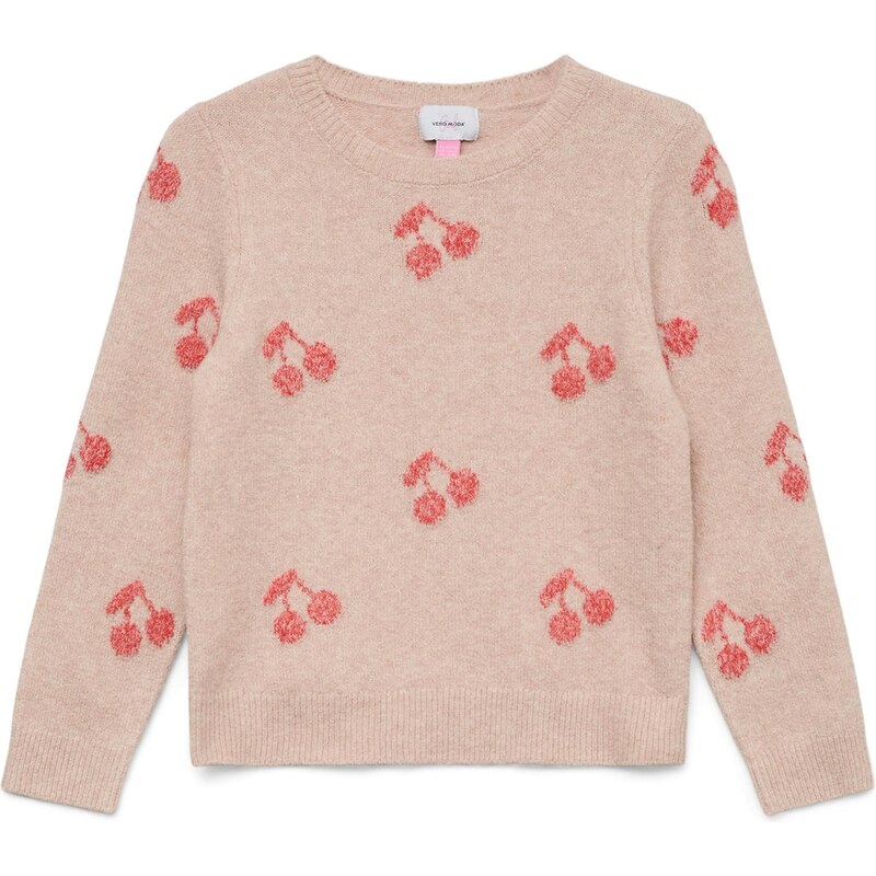 Vero Moda Girl Sveter VMDoffy ružová / ružová 67000066