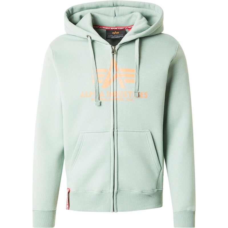 ALPHA INDUSTRIES Mikina žltá / mätová 66985748